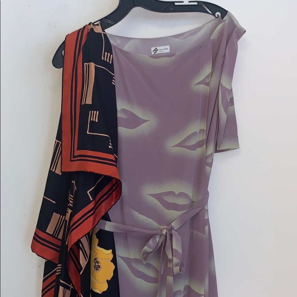 DRIES van NOTEN Scarf Silk The Depot Dress 34 US 2 - Picture 9 of 13